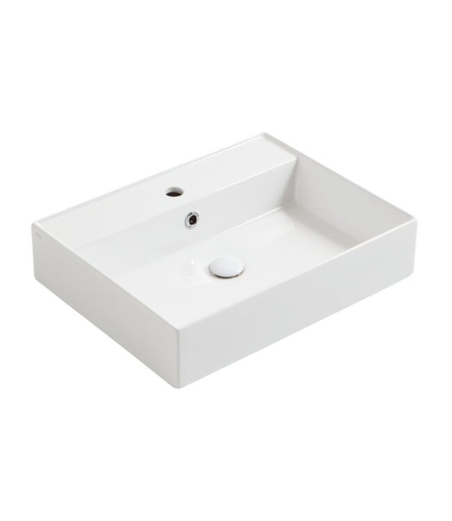 Wastafel opbouw 61cm Kera WBS244