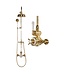 Douche met Thermostaatkraan Witte Hendels Opbouw | Mont Blanc Doucheset WB1850X1