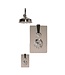 Douche met Thermostaatkraan Zwarte Hendels Inbouw | Blackwell Doucheset WB1860X2