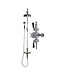 Douche met Thermostaatkraan Zwarte hendels Opbouw | Blackwell Doucheset WB1850X3