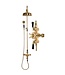 Douche met Thermostaatkraan Zwarte hendels Opbouw | Blackwell Doucheset WB1850X3