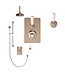 Douche met Thermostaatkraan Witte Hendels Inbouw | Mont Blanc Doucheset WB1860X1