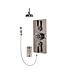 Douche met Thermostaatkraan Zwarte Hendels Inbouw | Blackwell Doucheset WB1860X4