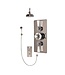 Douche met Thermostaatkraan Witte Hendels Inbouw | Mont Blanc Doucheset WB1860X4