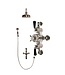 Douche met Thermostaatkraan Zwarte hendels Opbouw | Blackwell Doucheset WB1850X4
