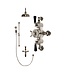 Douche met Thermostraatkraan Zwarte Hendels Opbouw | Blackwell Doucheset WB1850X6