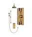 Douche met Thermostaatkraan Zwarte Hendels Inbouw | Blackwell Doucheset WB1860X6