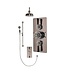 Douche met Thermostaatkraan Zwarte Hendels Inbouw | Blackwell Doucheset WB1860X6