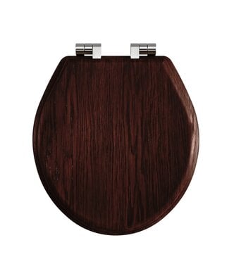 Windsor & Co. Toiletbril Carlton hout mahony