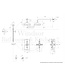 Douche met Thermostaatkraan Witte Hendels Inbouw | Mont Blanc Doucheset WB1860X4