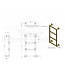 Klassieke handdoekradiator Buckingham WB010AWE