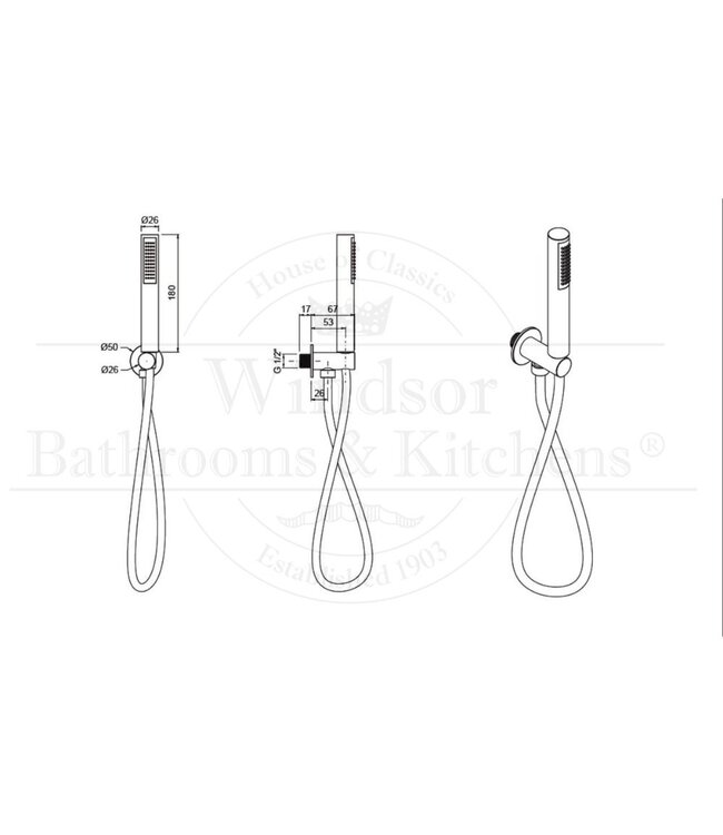 Handdouche Gido STV12BV