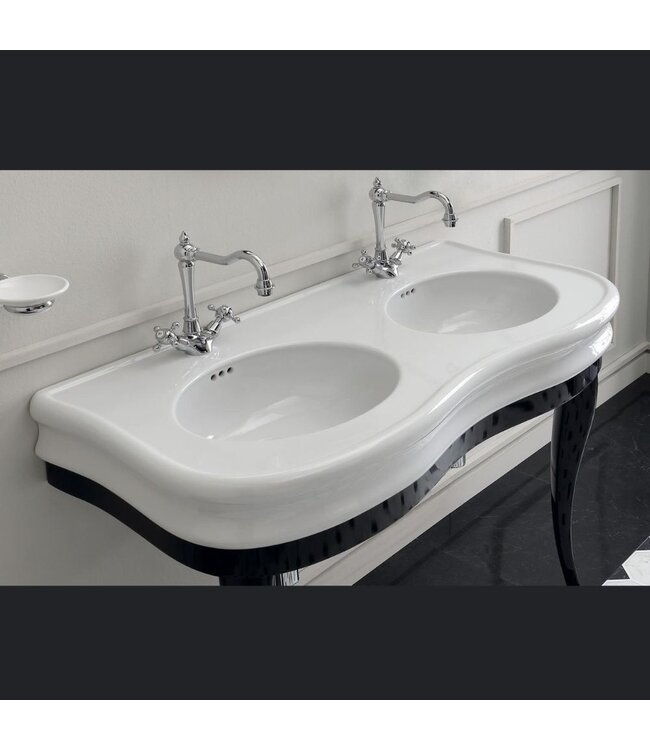 Klassieke dubbele wastafelset 120cm Toulon WBSA258