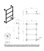 Klassieke handdoekradiator Buckingham WB010AWE
