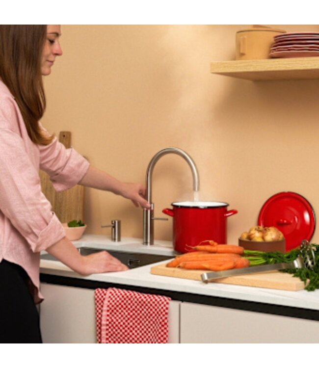 Quooker Kraan Fusion Round Roestvrijstaal