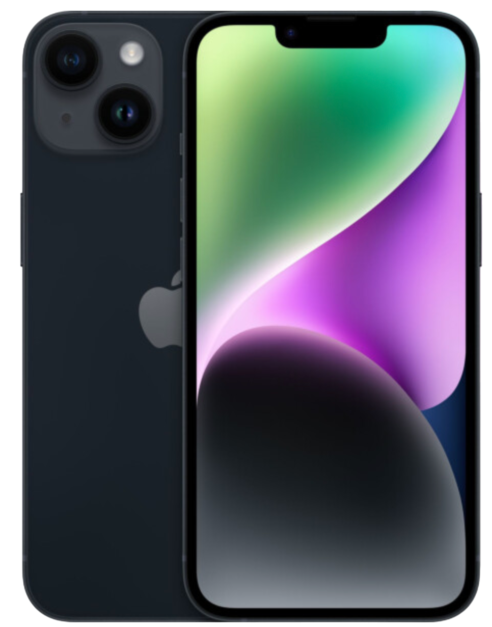Refurbished iPhone 14 256GB Zwart