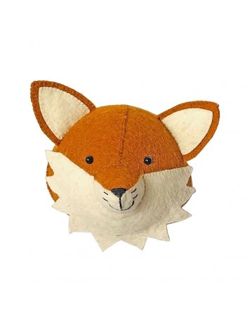 Fiona Walker England Animal Head Baby Fox - Mini