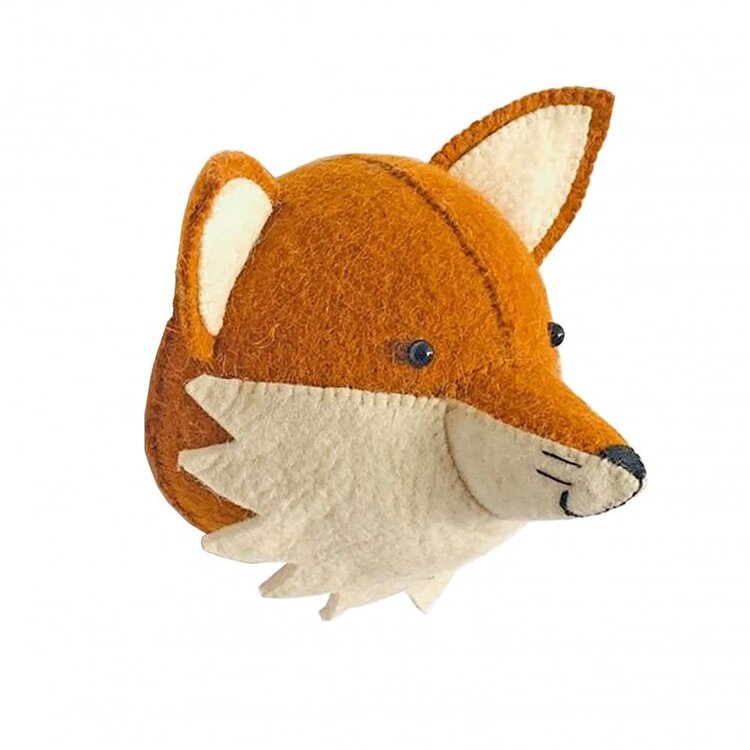 Fiona Walker England Animal Head Baby Fox - Mini