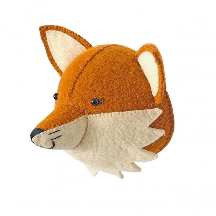 Fiona Walker England Animal Head Baby Fox - Mini