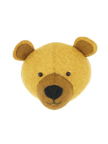 Fiona Walker England Animal Head Baby Bear Cub - Mini