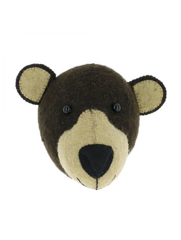 Fiona Walker England Animal Head Bear - Mini