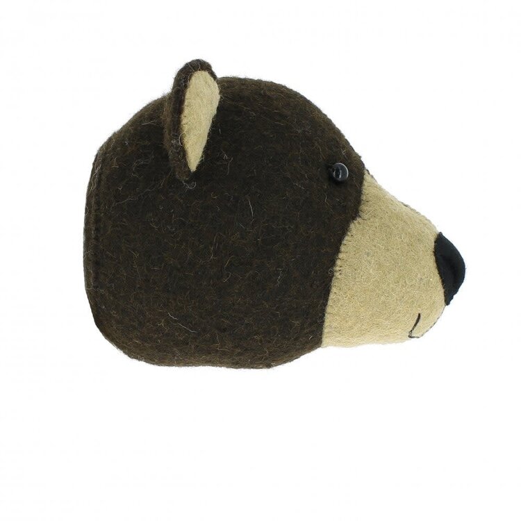 Fiona Walker England Animal Head Bear - Mini