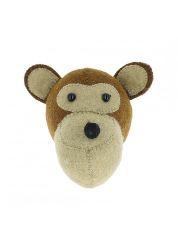 Fiona Walker England Animal Head Monkey - Mini