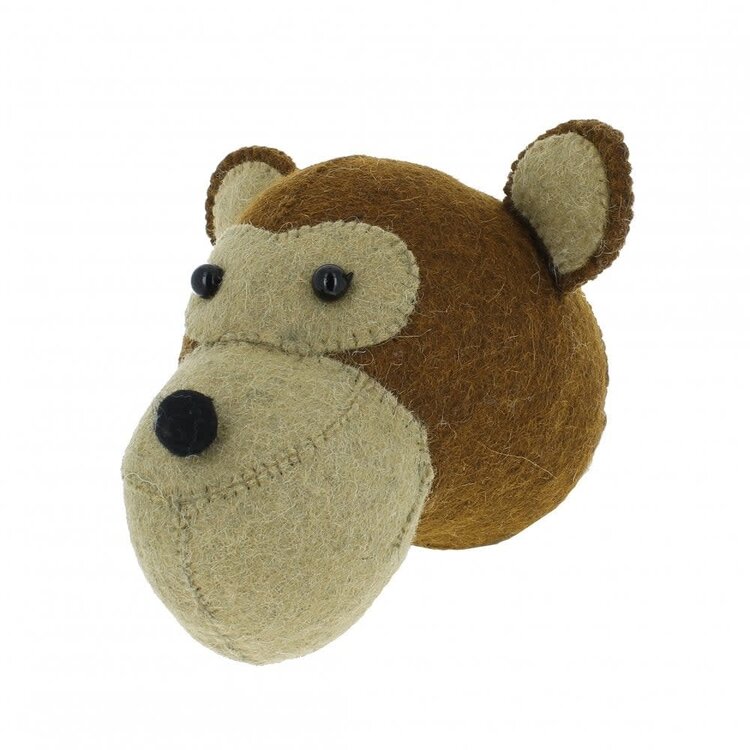 Fiona Walker England Dierenhoofd Aap - Mini