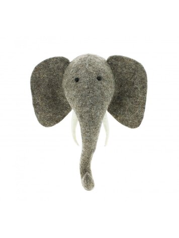 Fiona Walker England Animal Head Elephant - Mini