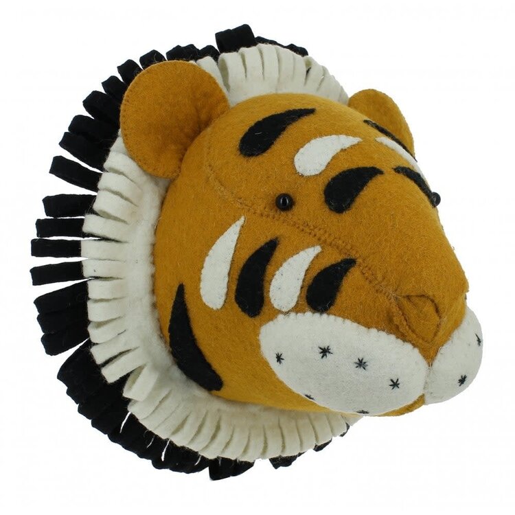 Fiona Walker England Animal Head Tiger - Orginal