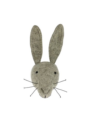 Fiona Walker England Animal Head Hare - Original