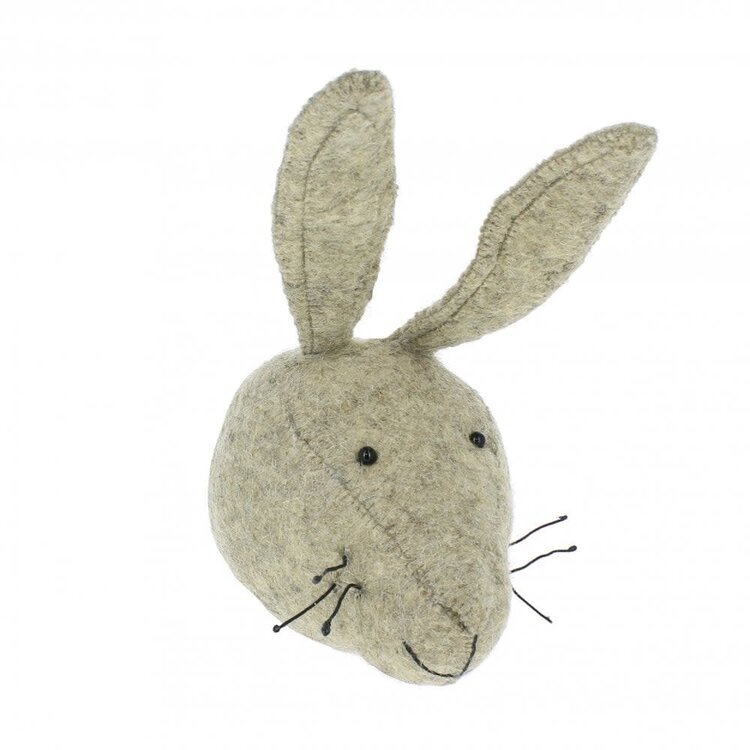 Fiona Walker England Animal Head Hare - Mini