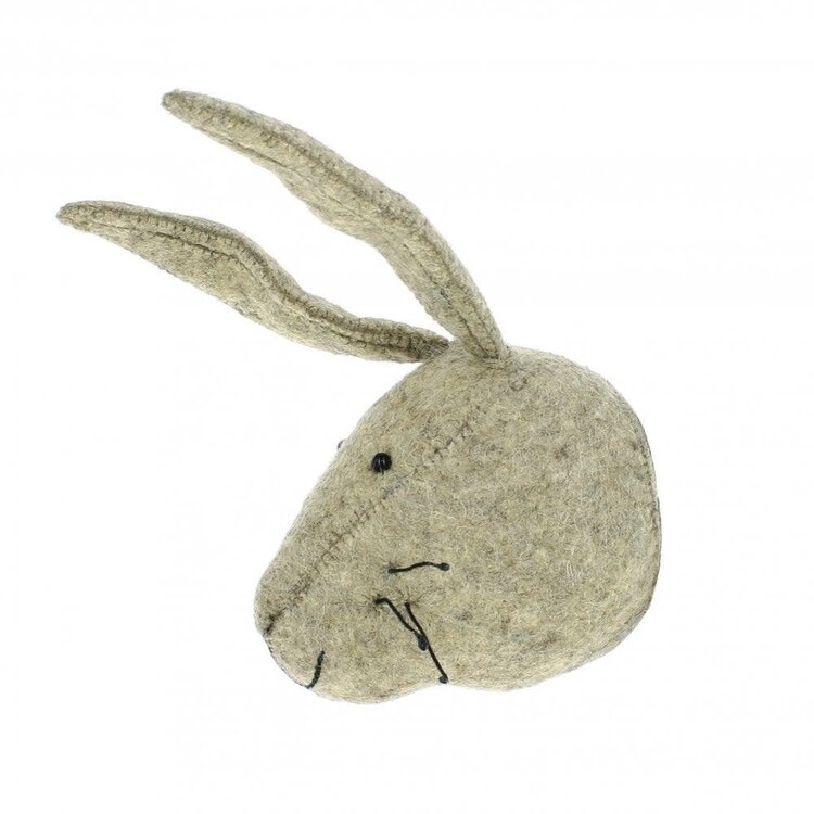 Fiona Walker England Animal Head Hare - Mini