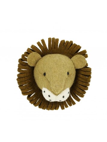 Fiona Walker England Animal Head Lion - Mini