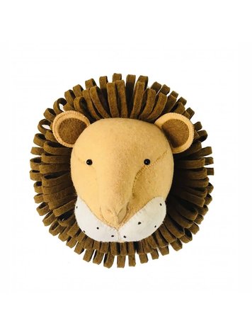 Fiona Walker England Animal Head Lion - Original