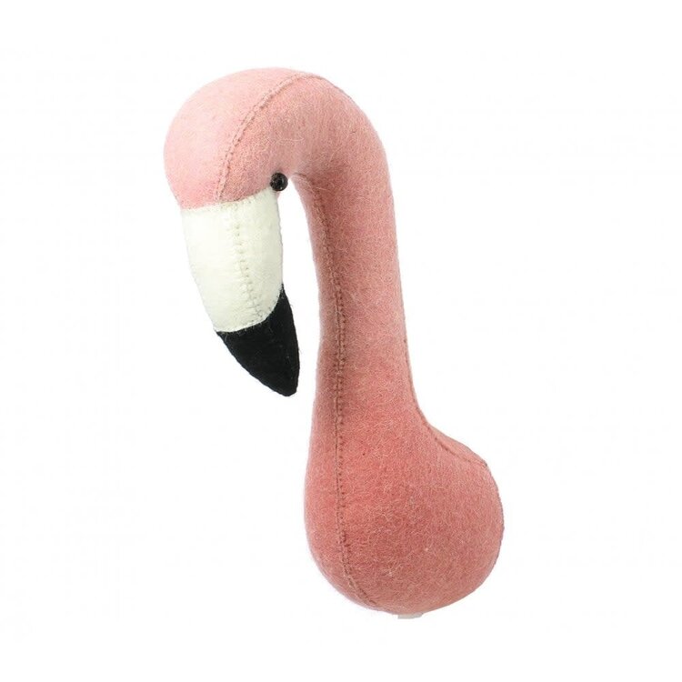 Fiona Walker England Animal Head Flamingo - Mini