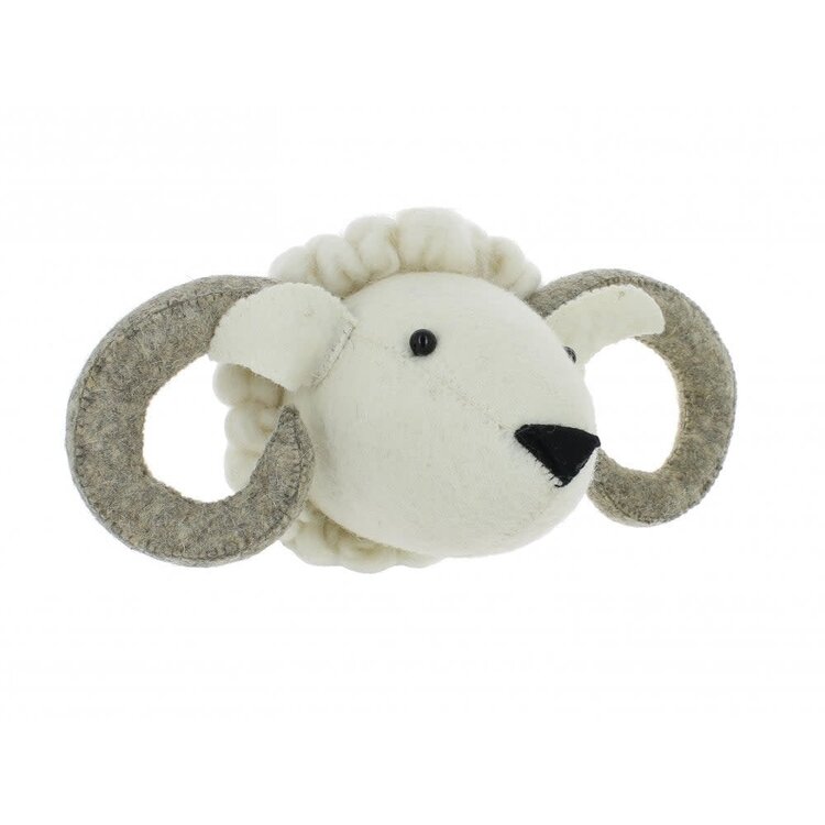 Fiona Walker England Animal Head Ram - Mini
