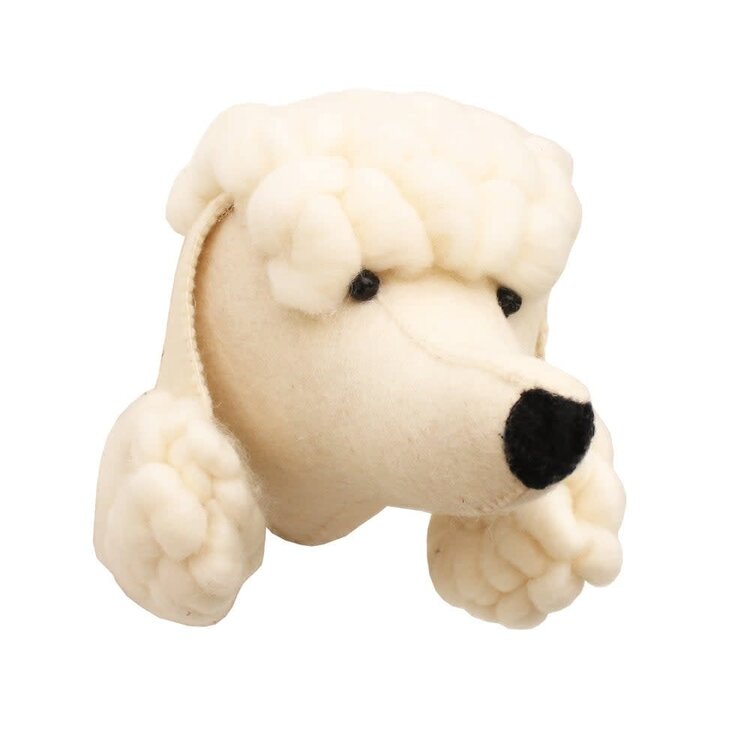 Fiona Walker England Animal head Poodle - Mini