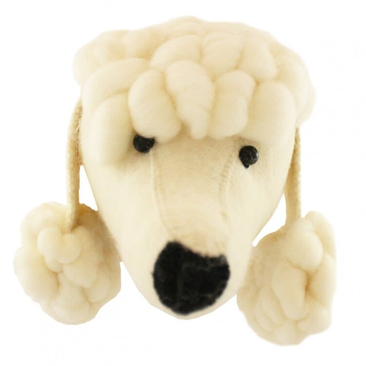 Fiona Walker England Animal head Poodle - Mini