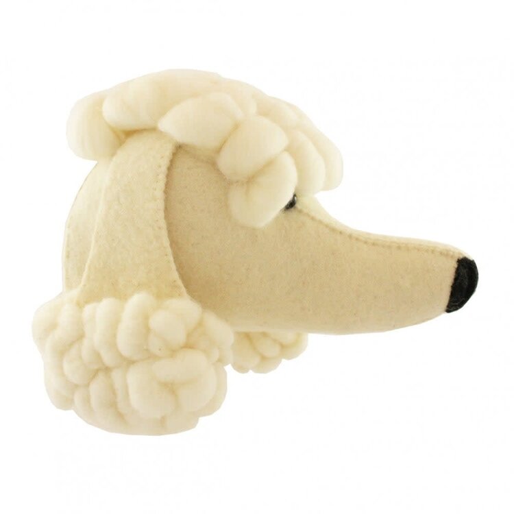 Fiona Walker England Animal head Poodle - Mini