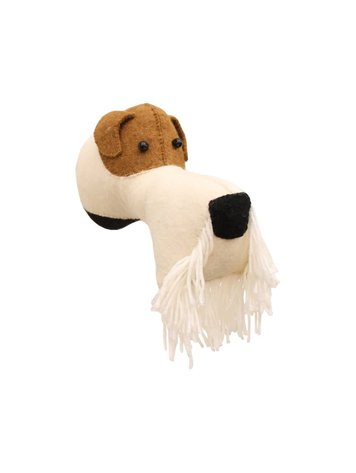 Fiona Walker England Animal Head Fox Terrier - Mini