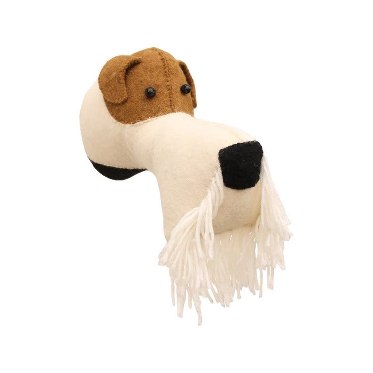 Fiona Walker England Animal Head Fox Terrier - Mini