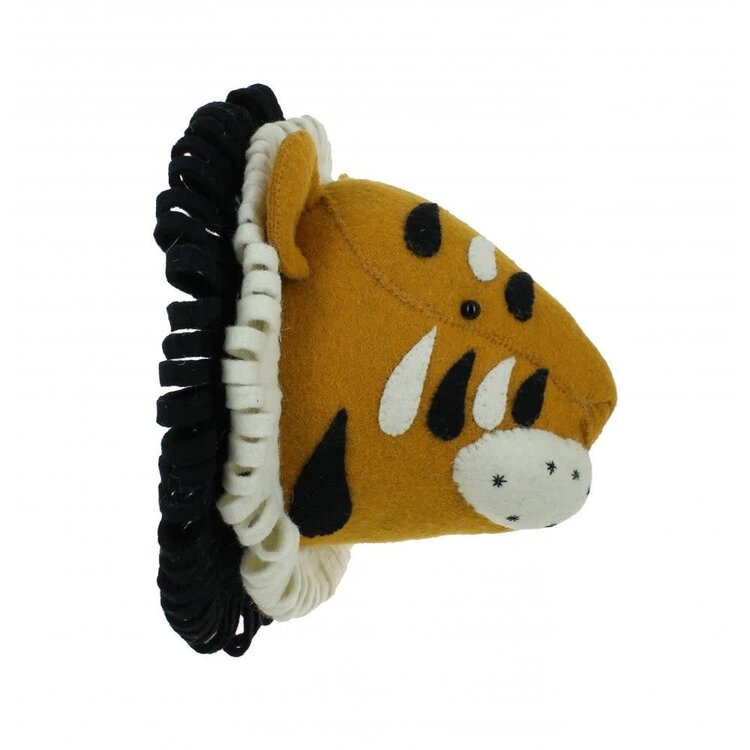 Fiona Walker England Dierenhoofd Tijger - Mini