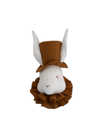 Love me Decoration Rabbit Linen - Mustard Hat