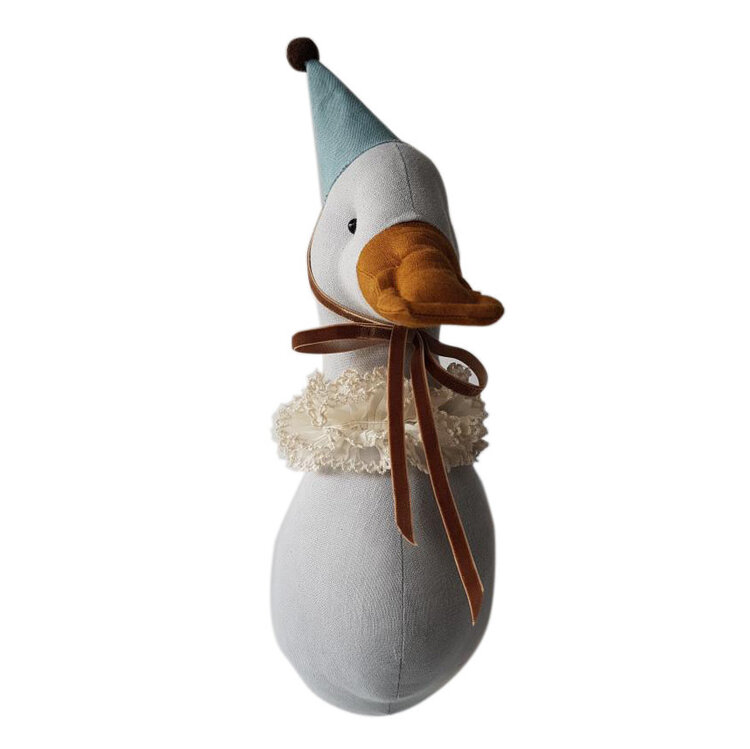 Dierenhoofd Circus Eend - Blauwgrijs