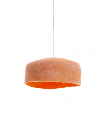 Muskhane Yourte Suspension Reversible - Rose Quartz/Pur Orange - Large Ø40cm