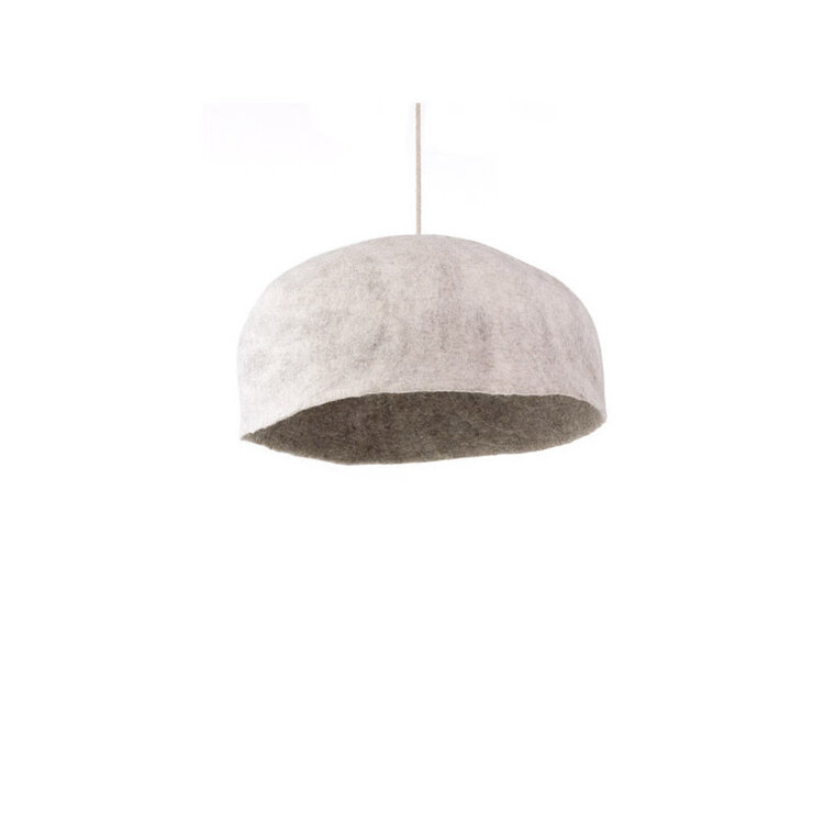 Muskhane Yourte Hanglamp Omkeerbaar - Sable/Naturel - Large Ø40cm