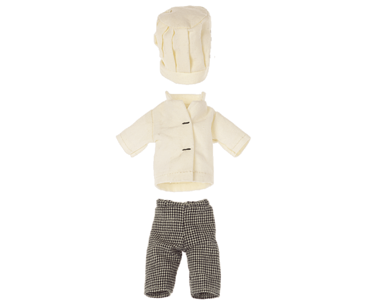 Maileg Chef Mouse With Soup Pot and Spoon