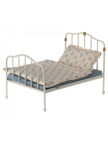 Maileg Bed, Mouse - Off White