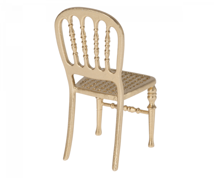 Maileg Chair, Mouse - Gold
